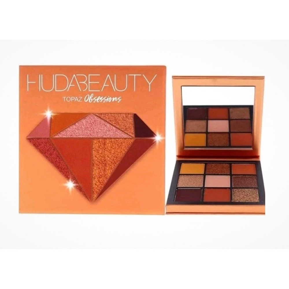 Huda Beauty Eyeshadow‎ Palette "Topaz Obsessions" 9 Shades New